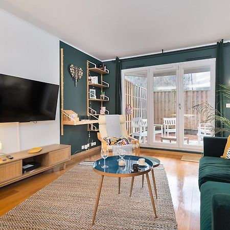 Cosy'N Paris - Parking Secure - Metro 14 - Wifi - Terrace - Premium Bedding Apartment ฌ็องตีญี ภายนอก รูปภาพ