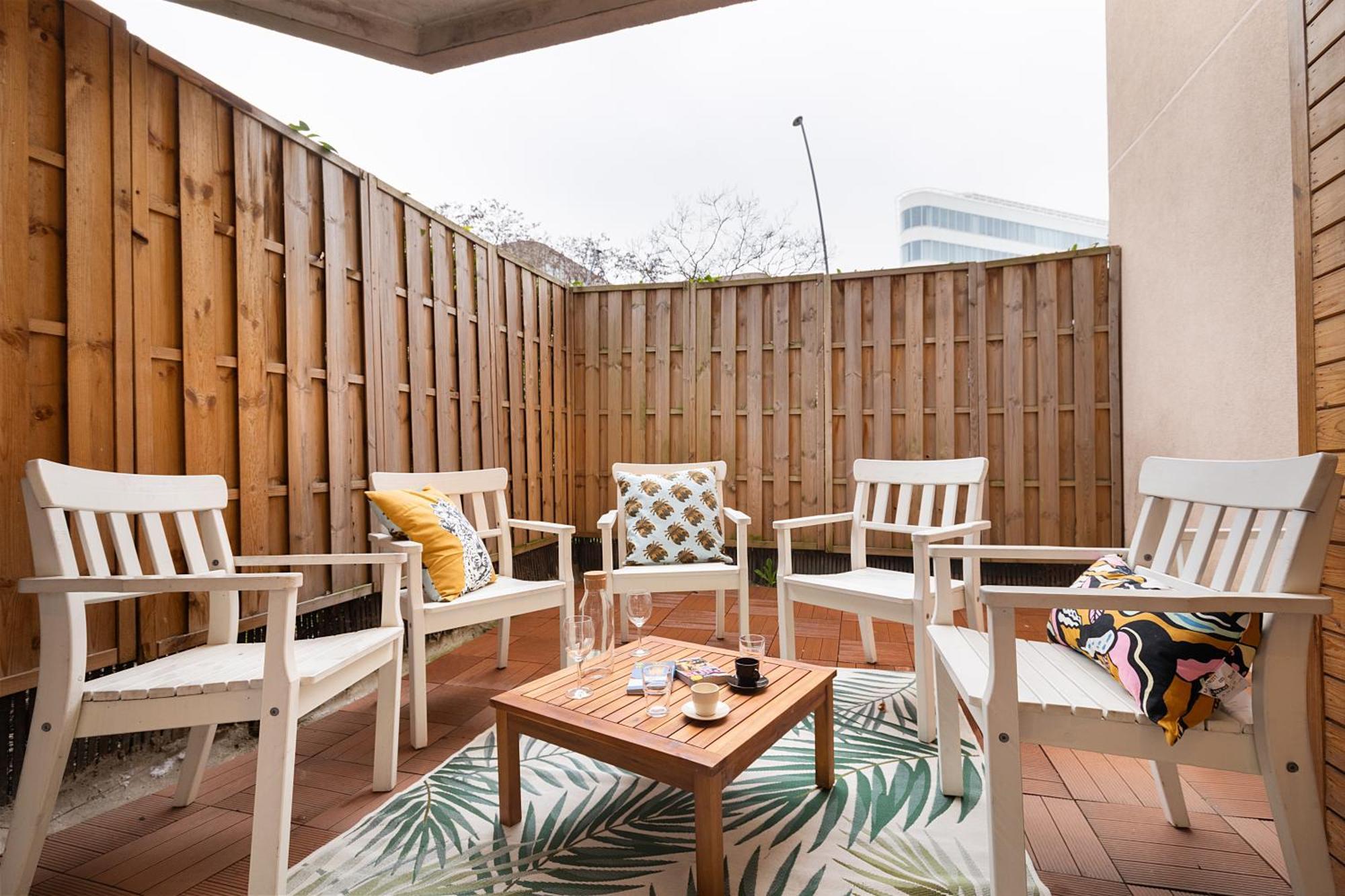 Cosy'N Paris - Parking Secure - Metro 14 - Wifi - Terrace - Premium Bedding Apartment ฌ็องตีญี ภายนอก รูปภาพ
