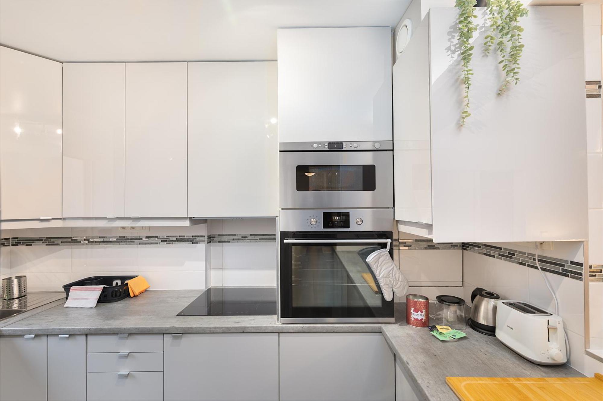 Cosy'N Paris - Parking Secure - Metro 14 - Wifi - Terrace - Premium Bedding Apartment ฌ็องตีญี ภายนอก รูปภาพ